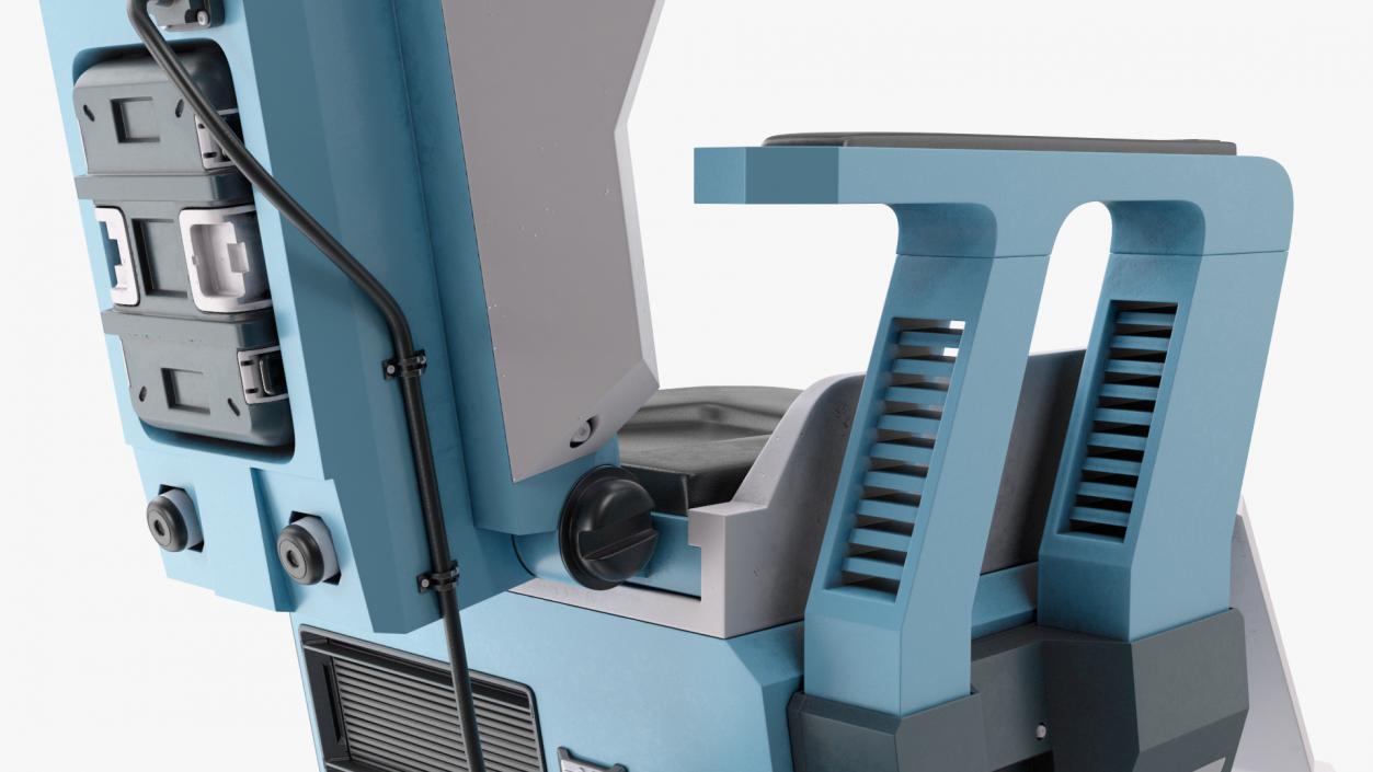 Sci-fi Pilot Seat 3D