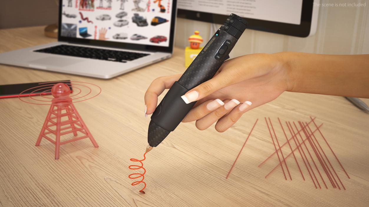 3D Printing Pen Black model