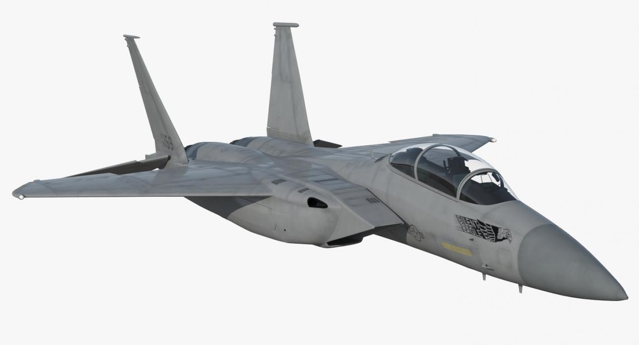 F-15 Silent Eagle Rigged 3D model