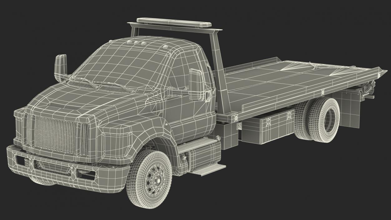 Tow Truck Flatbed 3D