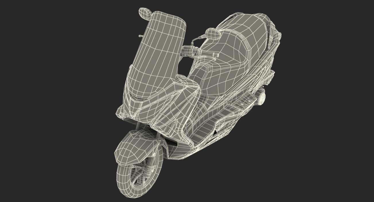 3D Generic Scooter Motorcycle