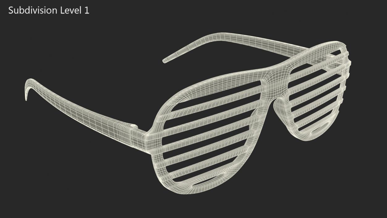 American Flag Shutter Sunglasses 3D
