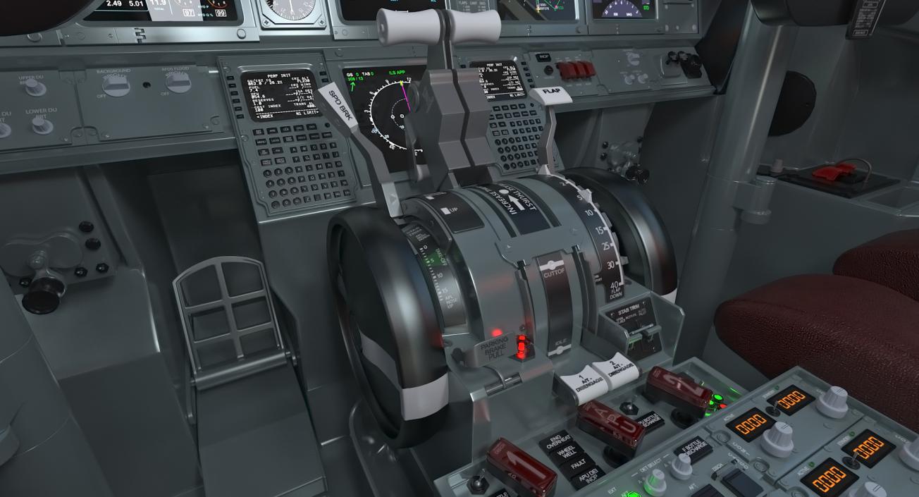 3D Boeing 737 Cockpit model