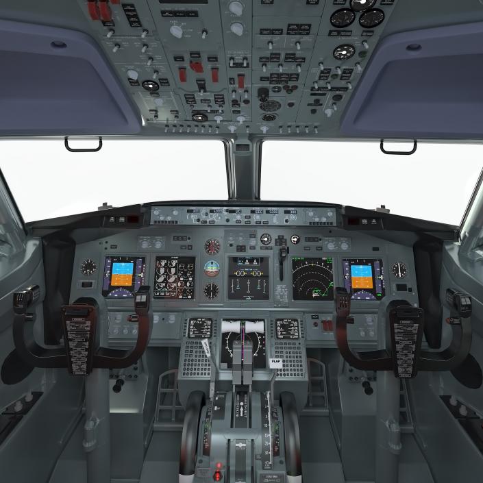 3D Boeing 737 Cockpit model