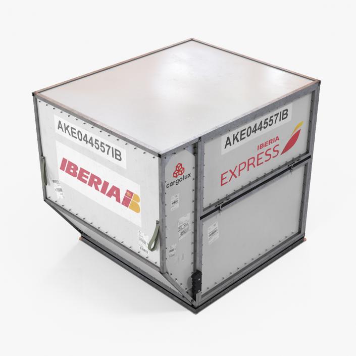3D model Airport Container Iberia Cargo
