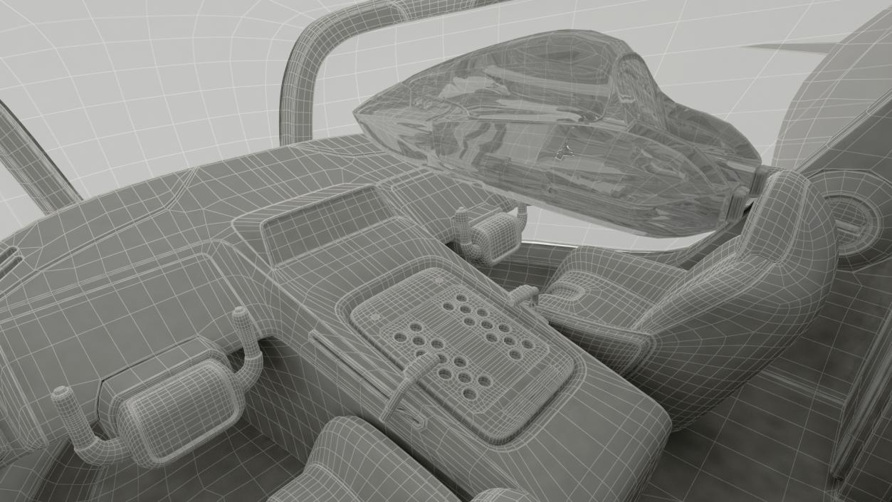 Sci-Fi Dropship Rigged 3D