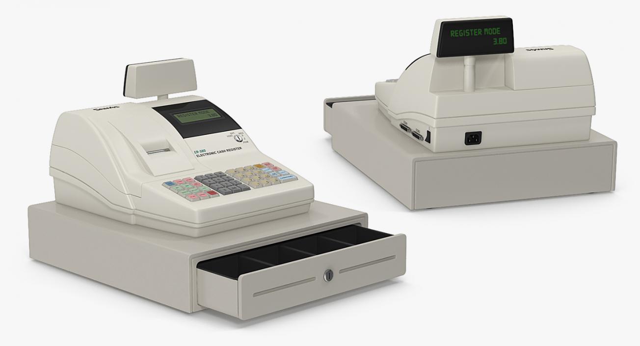 Electronic Cash Register 3D model