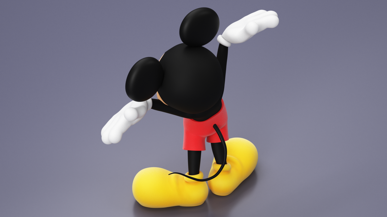 3D Happy Mickey Mouse Character model