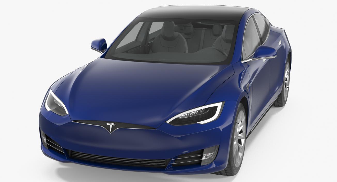 Tesla Model S 90D 2017 3D