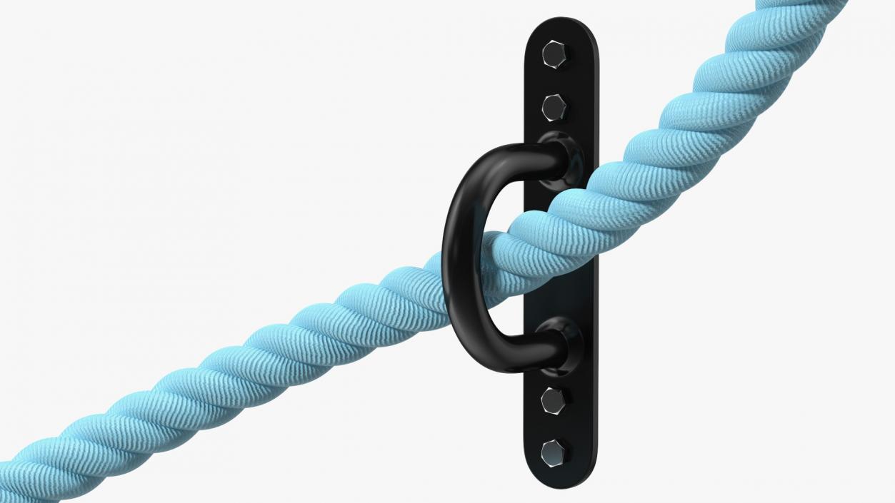 3D Battle Rope Alternating Waves Position model