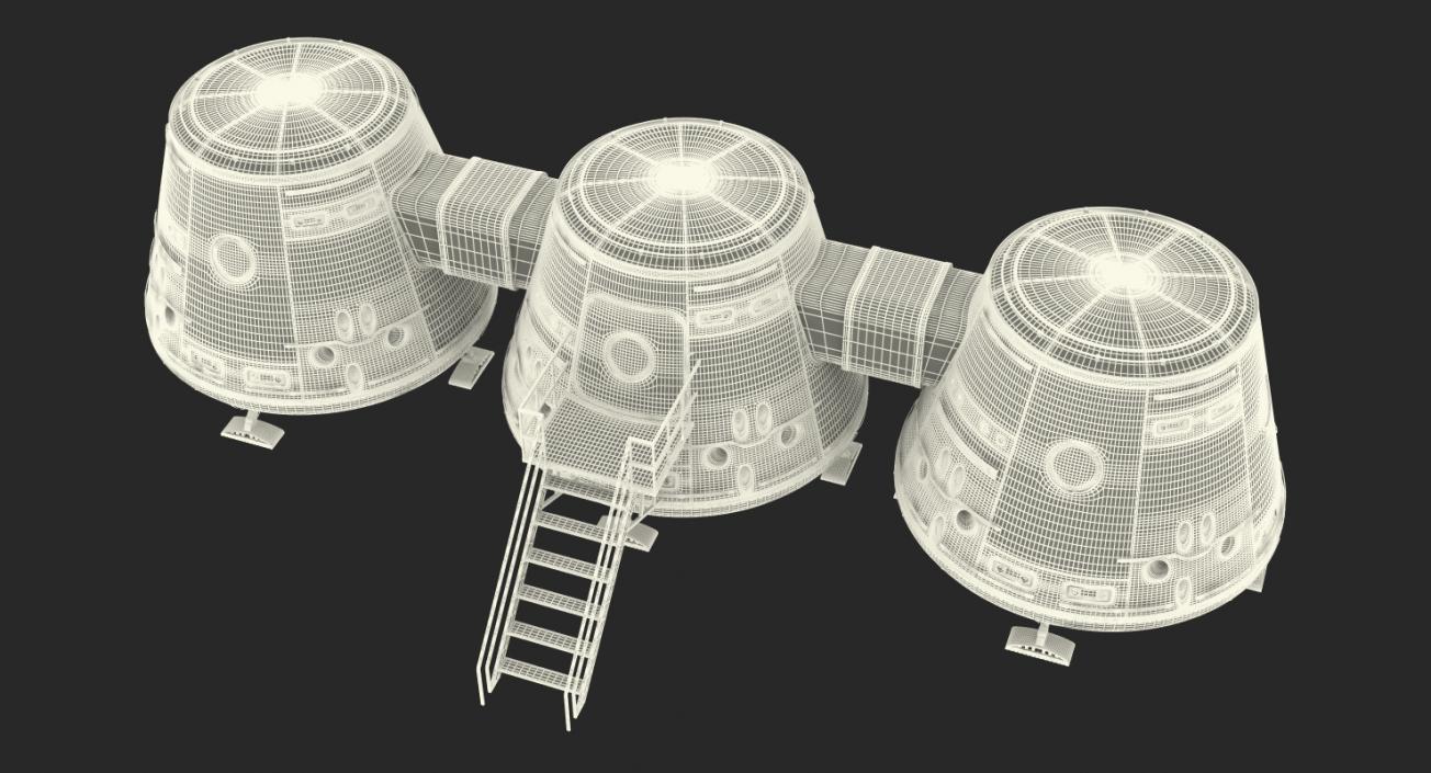3D Mars Colony Structure