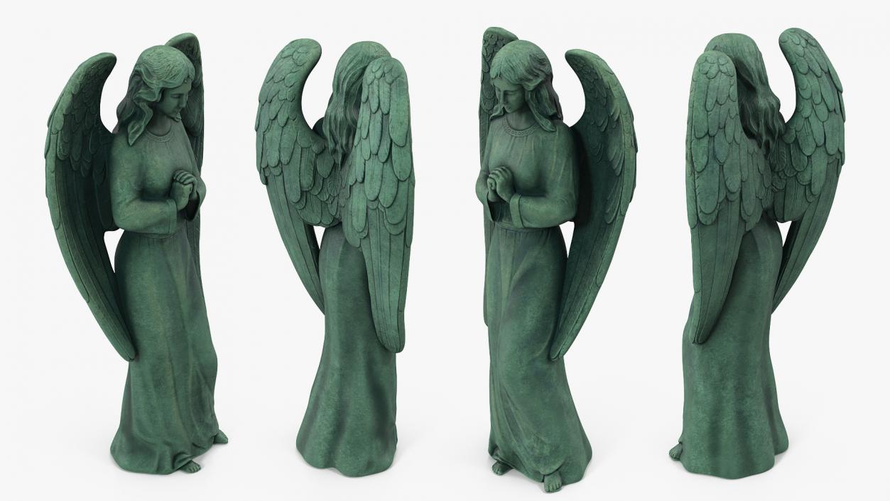 Angel Outdoor Garden Statue 3D