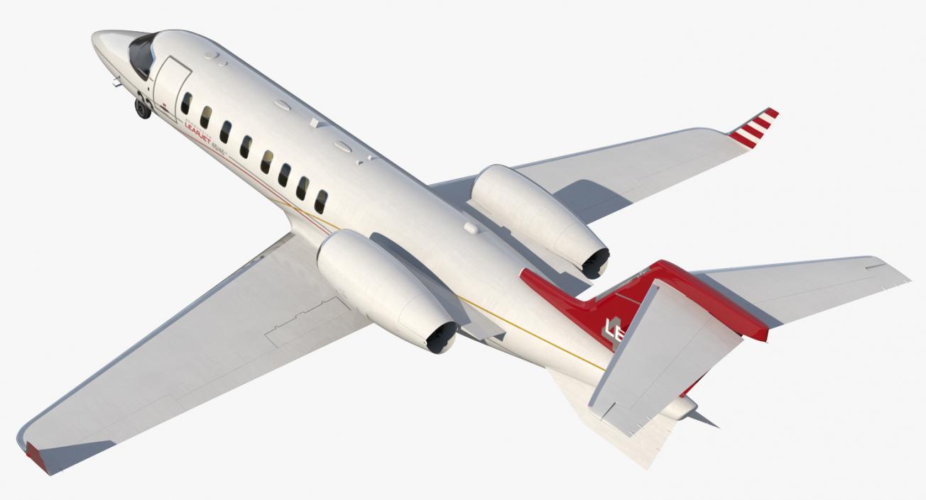 3D Bombardier Learjet 45XR model