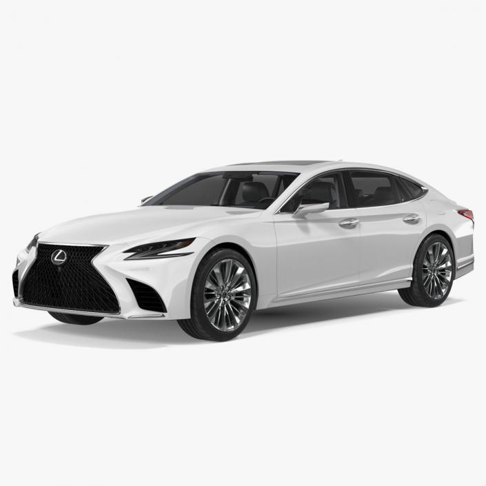 Lexus LS 500 2018 3D