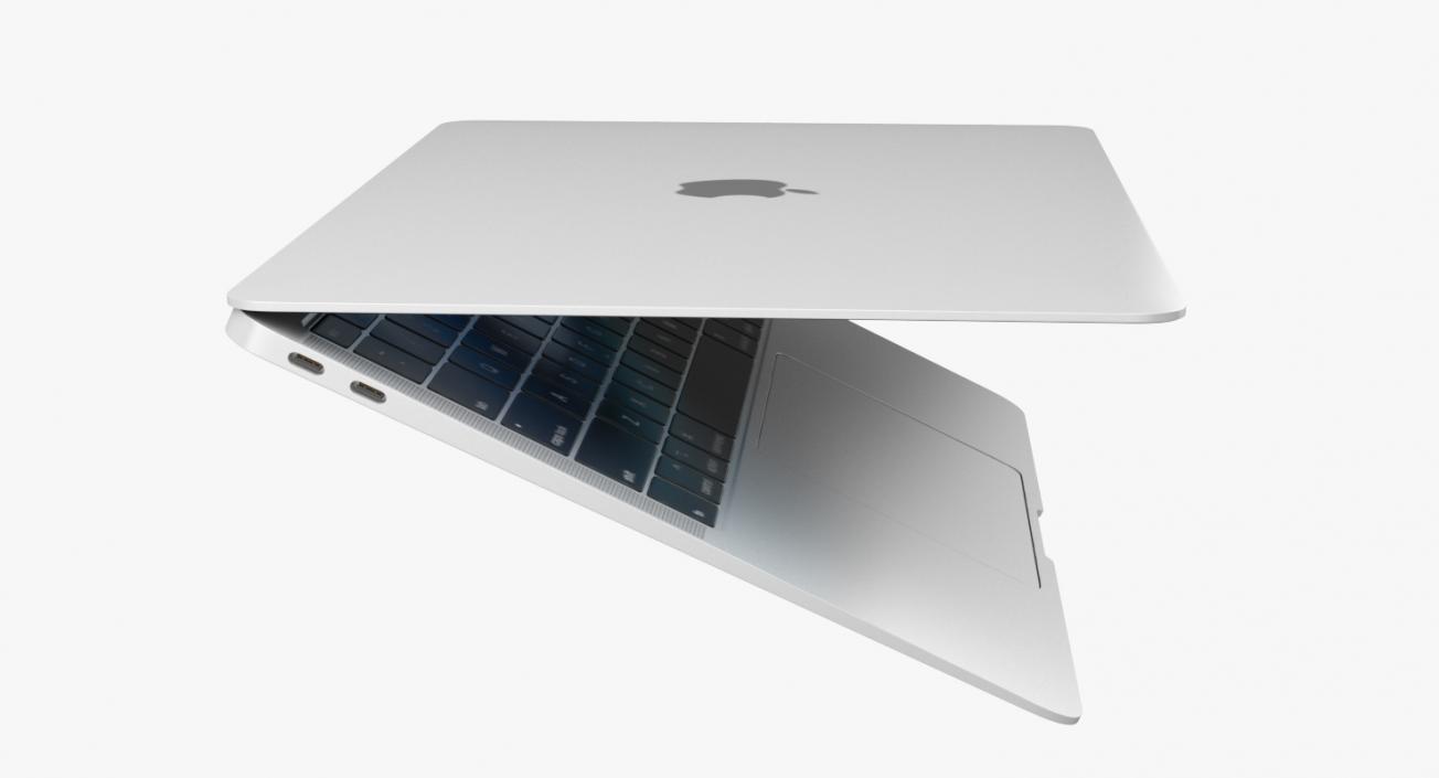 Apple MacBook Air Silver 13-inch 2018 3D