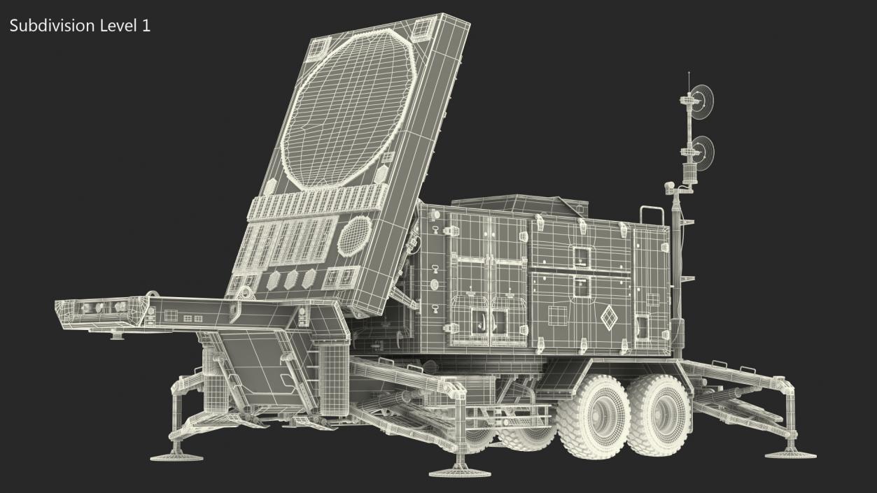 3D Patriot AN MPQ53 Radar Set Camo