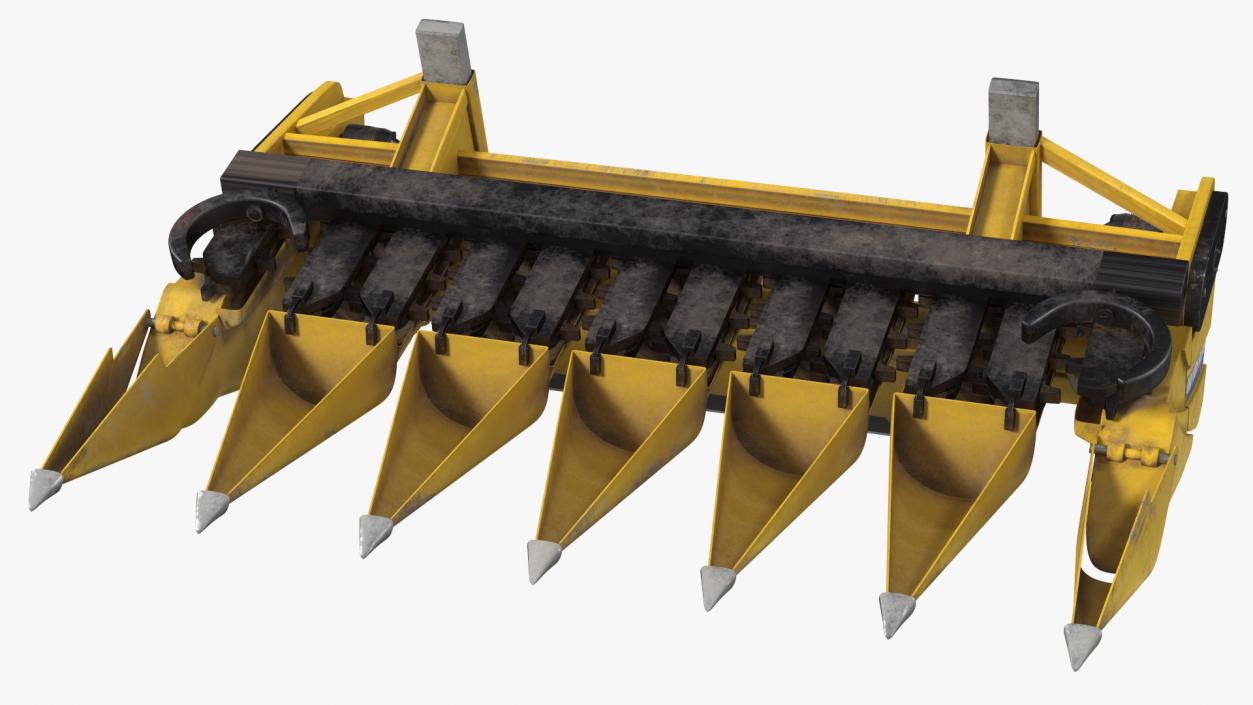 3D New Holland Agriculture 980CR Corn Header 6 Rows model