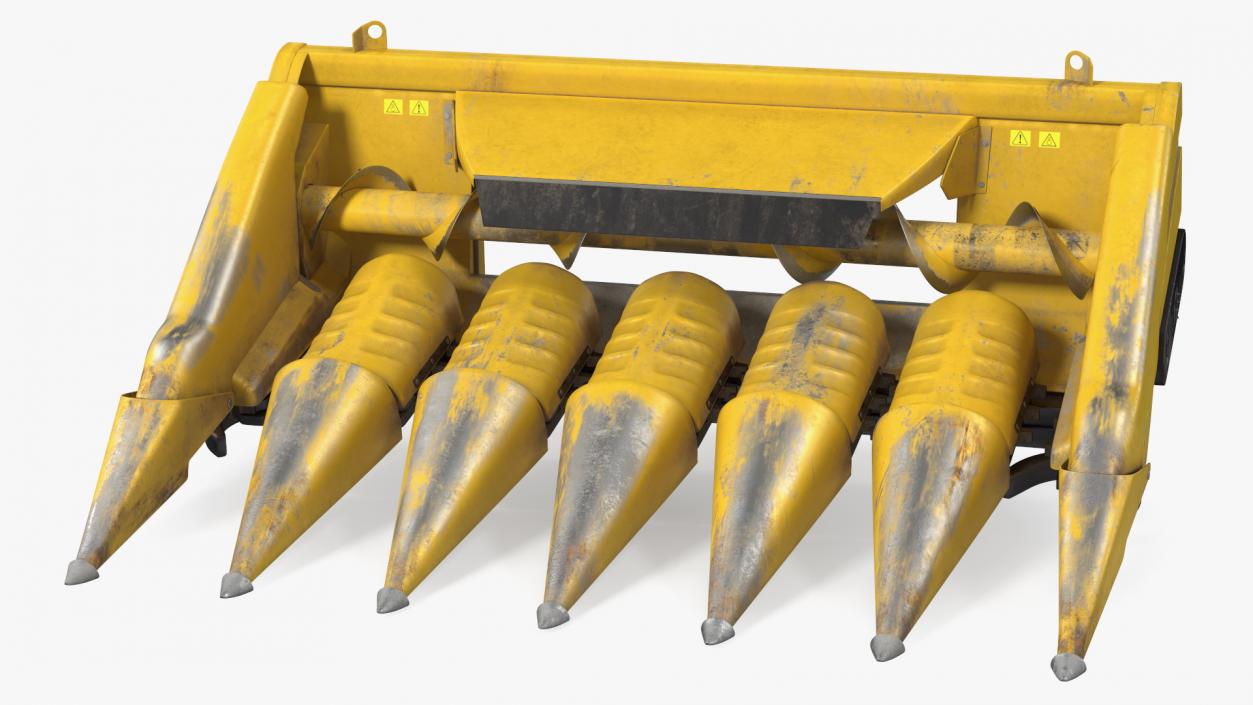 3D New Holland Agriculture 980CR Corn Header 6 Rows model