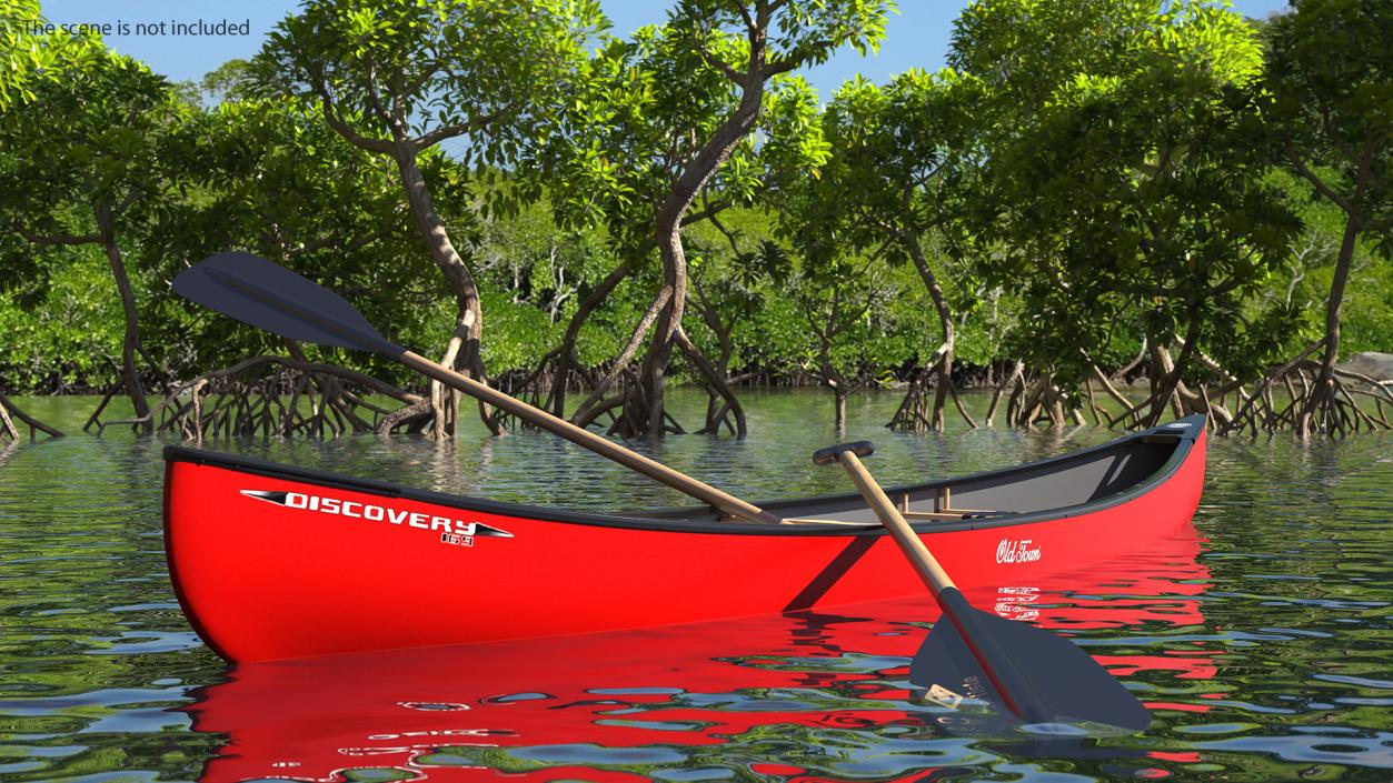 Old Town Discovery 169 Tripping Canoe 3D