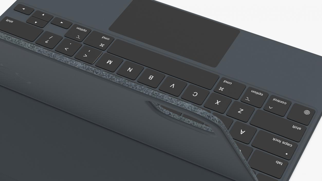 3D model Magic Keyboard for 12.9 inch Ipad Rigged
