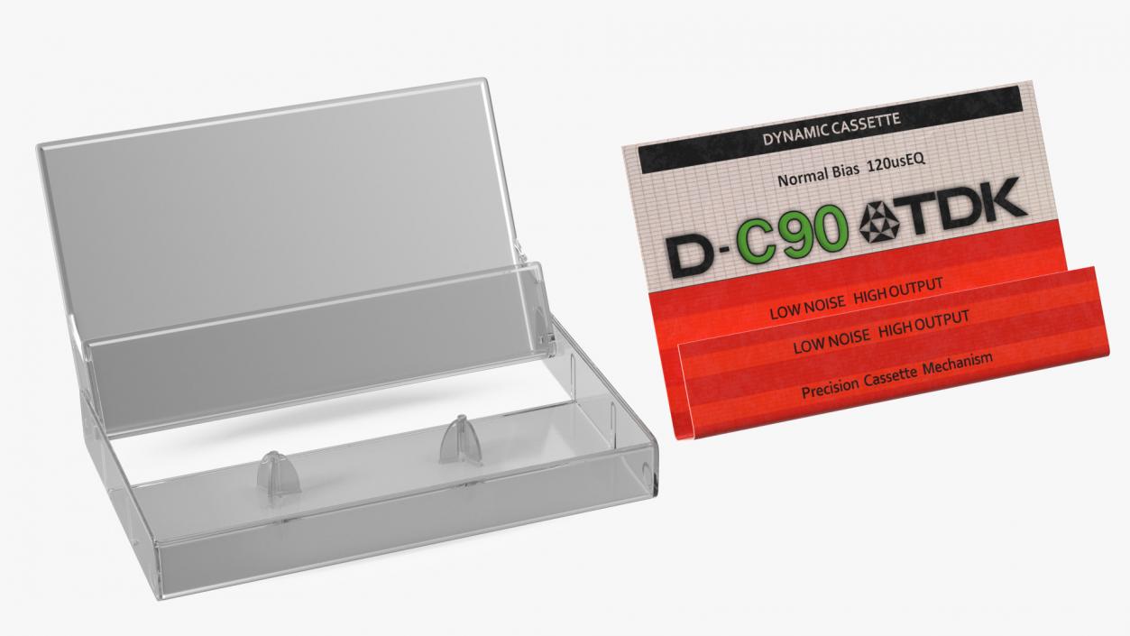 TDK Cassette Box Empty 3D