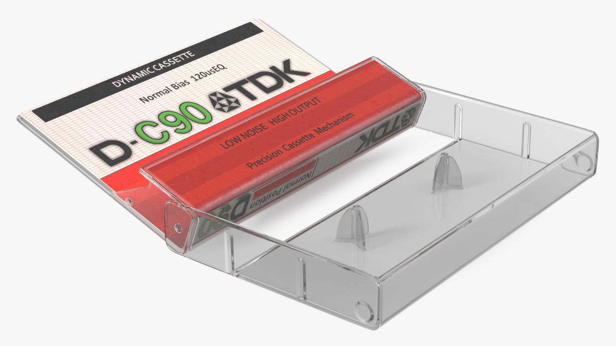 TDK Cassette Box Empty 3D