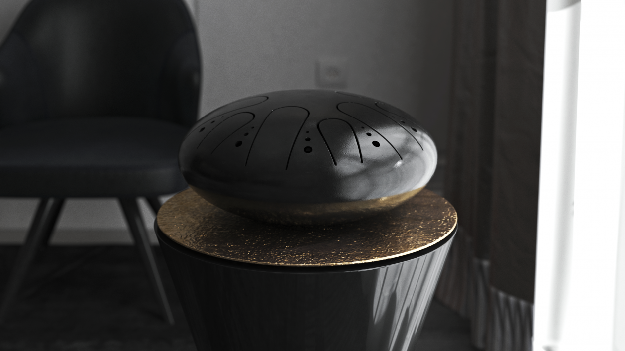 3D model Black Tank Drum