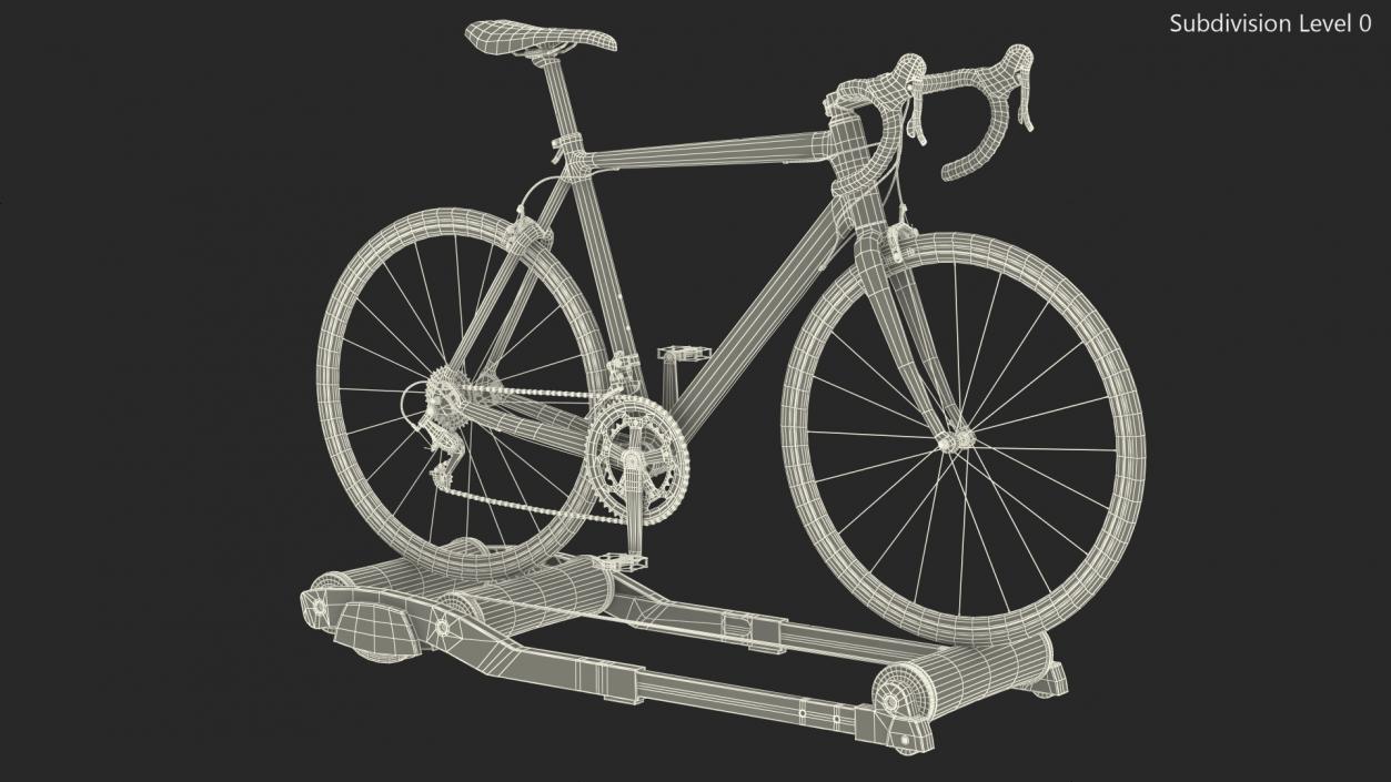 3D Road Bike Riding Roller Trainer