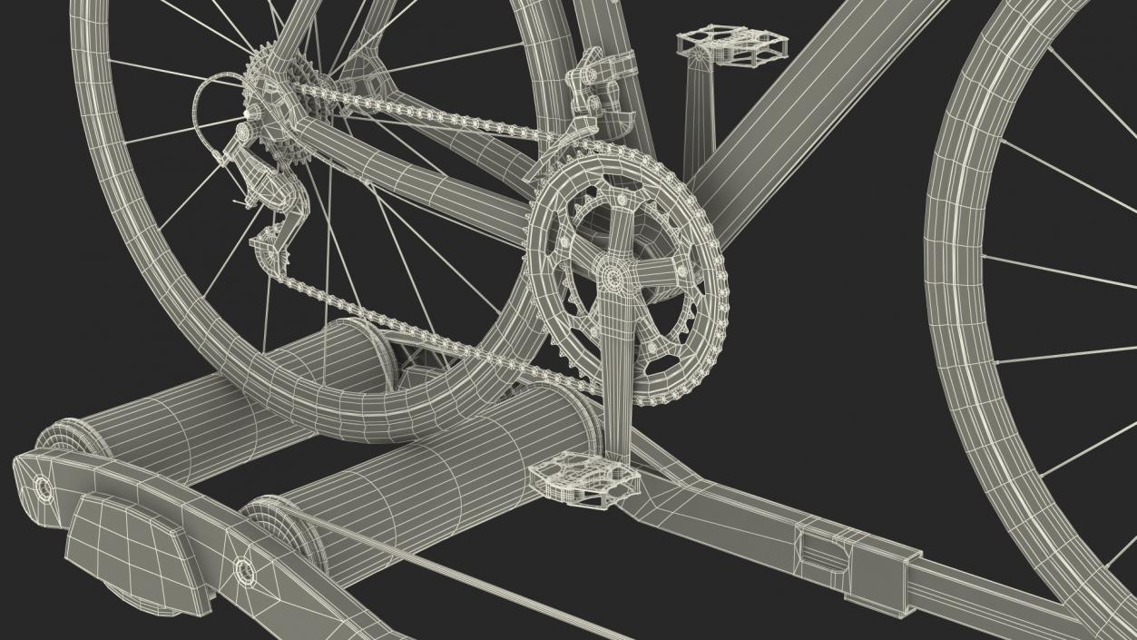 3D Road Bike Riding Roller Trainer