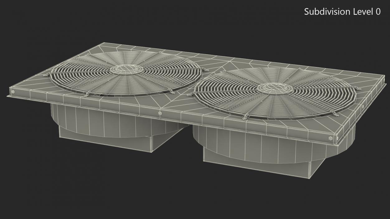 Rooftop Vent Rusted 3D model