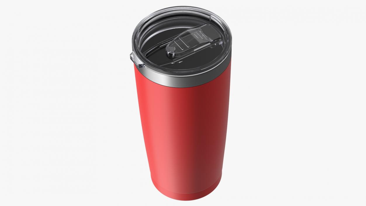 3D model Stainless Steel Thermo Cup Red