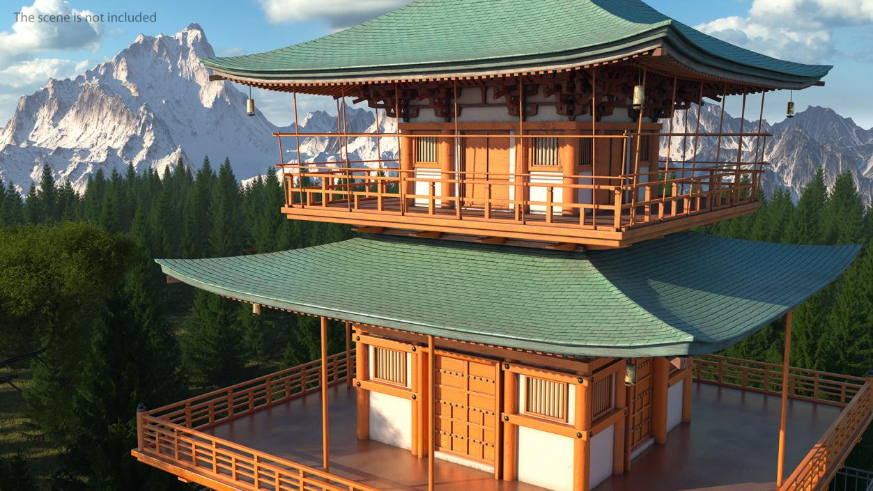 Traditional Japanese Temple 3D