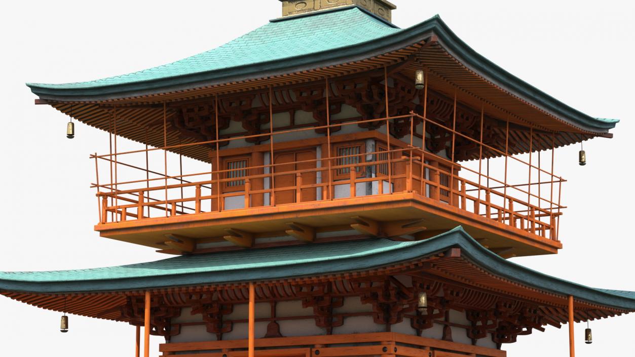 Traditional Japanese Temple 3D