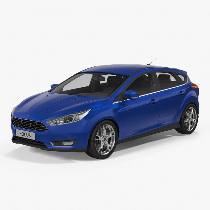  Modelo 3D Ford Focus Hatchback 2015 |  3D Molier Internacional
