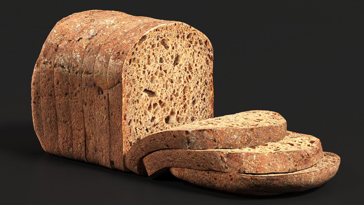 Bread Sliced 3D