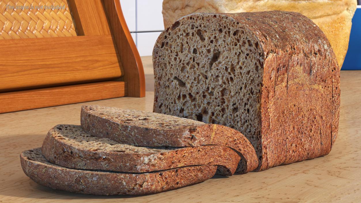 Bread Sliced 3D