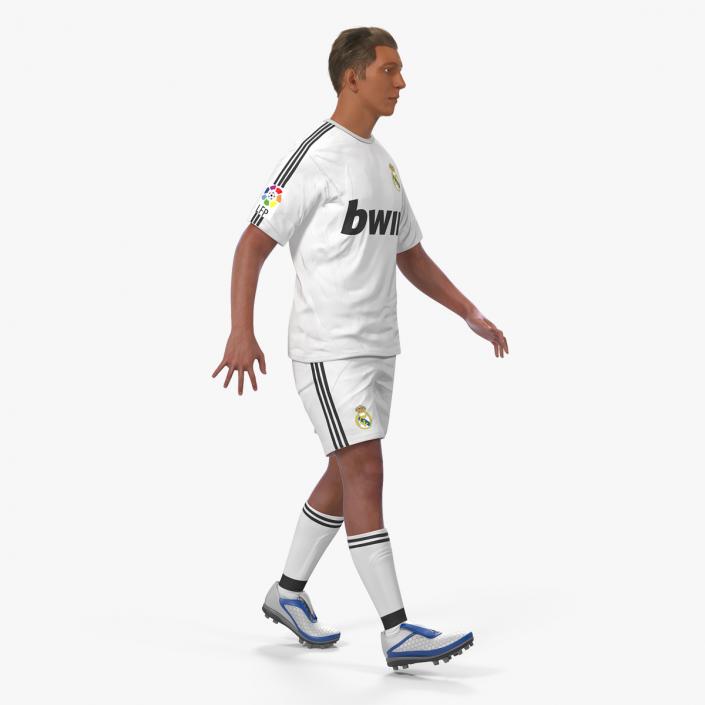 3D Soccer or Football Player Real Madrid Rigged 2