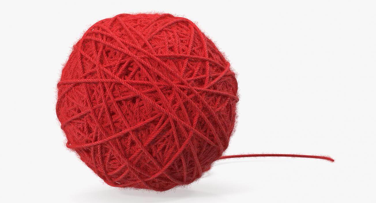 Wool Yarn Ball 3D model