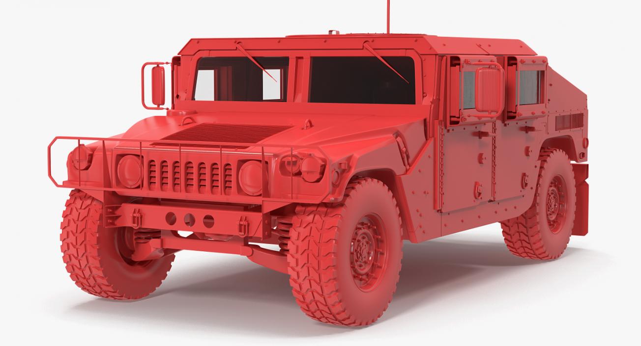 Humvee M1151 Desert 3D model