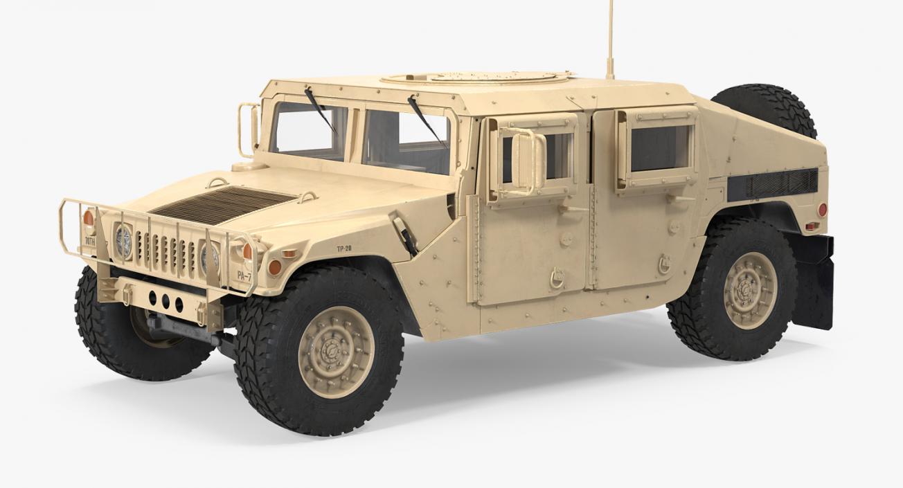 Humvee M1151 Desert 3D model