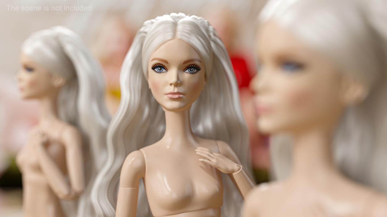 3D Nude Barbie Doll