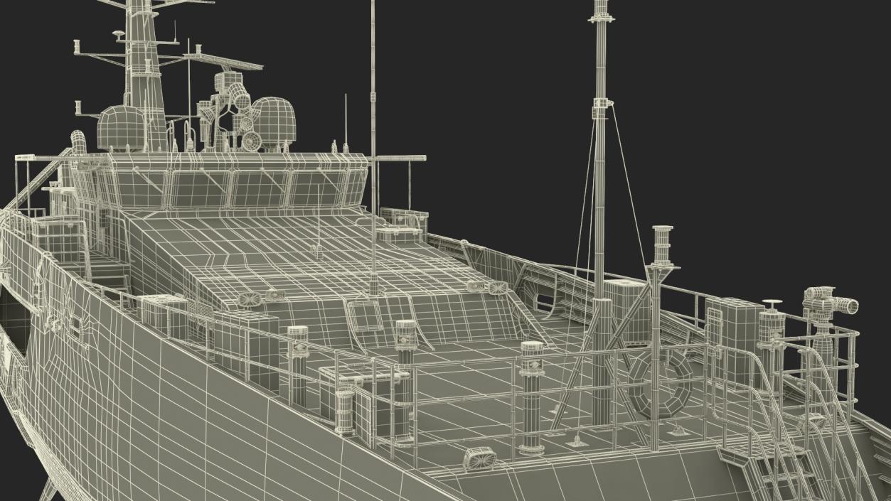 3D model Australian Cape Class Patrol Vessel
