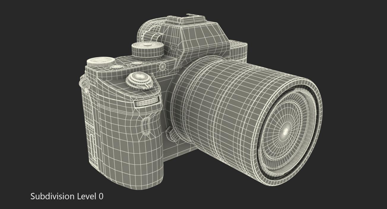 3D model Full Frame Mirrorless Camera Sony A7R II
