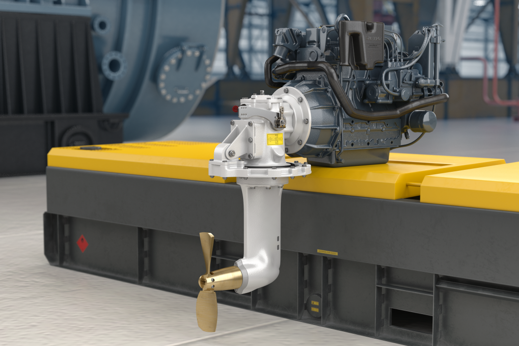 3D Marine Diesel Saildrive Engine Generic model