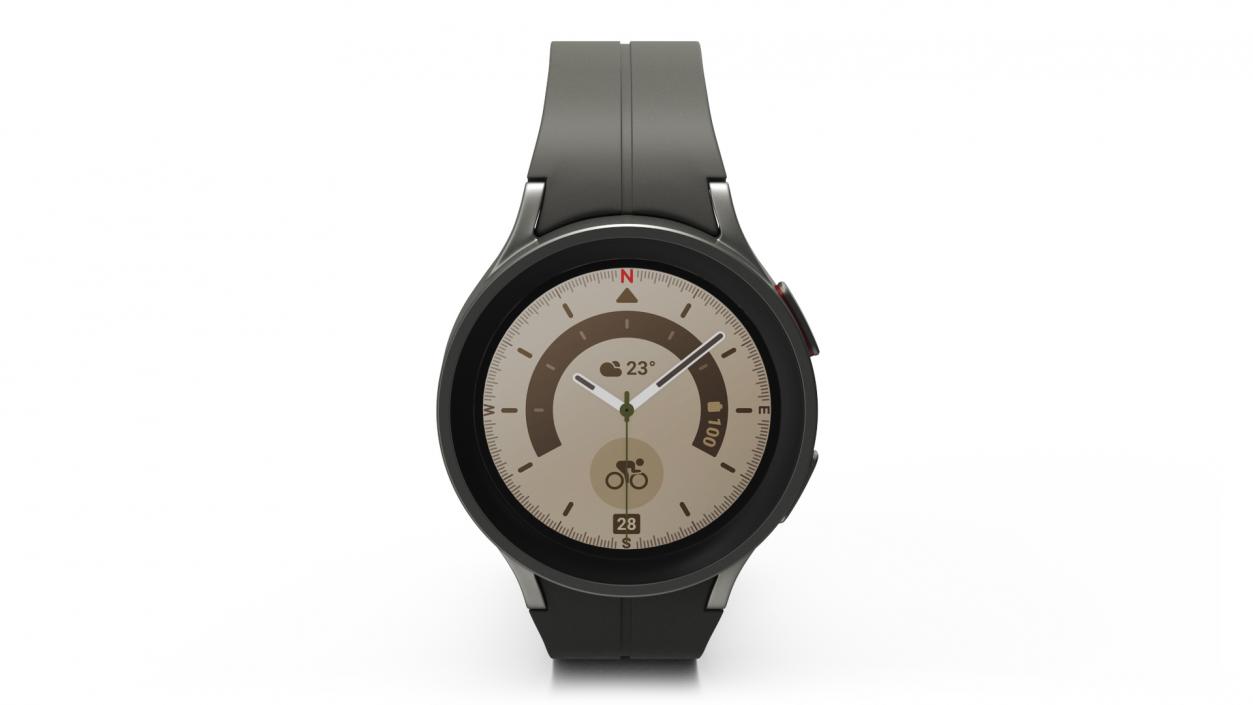 3D Gray Samsung Galaxy Watch 5 Pro 45mm