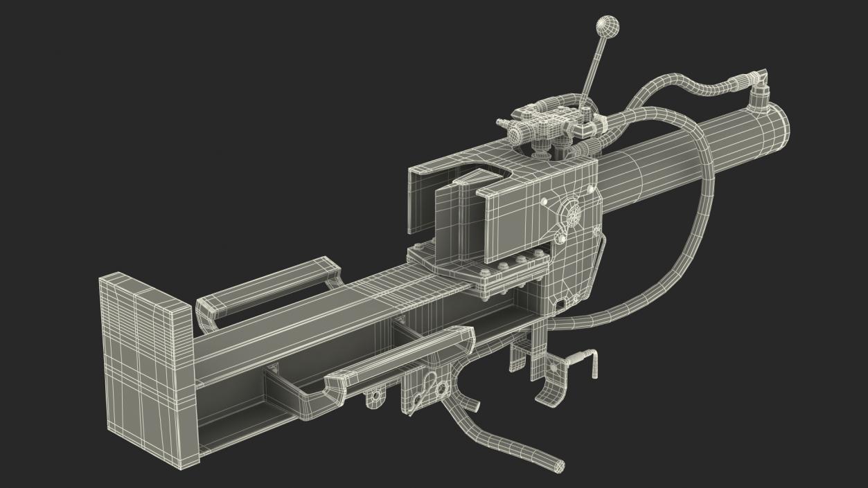 Hydraulic Log Splitter 3D