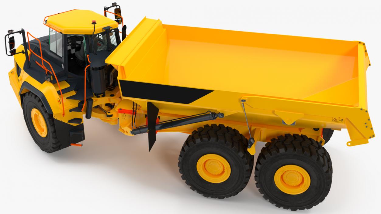Articulated Dump Truck Rigged 3D model