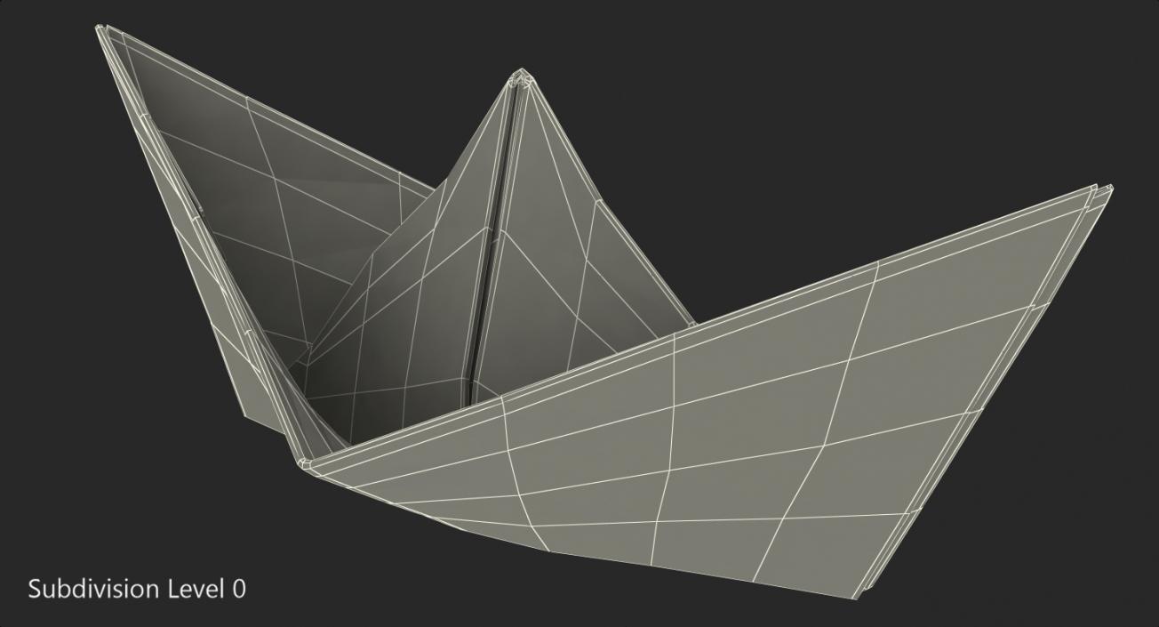 3D model Paper Boat