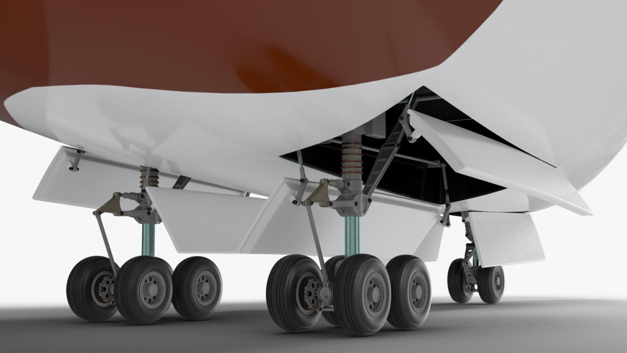 3D Ecological Aircraft Blended-Wing Body Rigged for Maya model