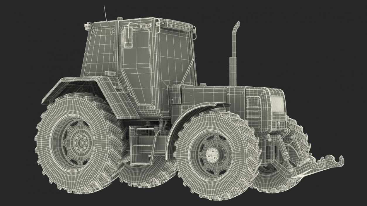 Wheel Tractor Clean 3D model